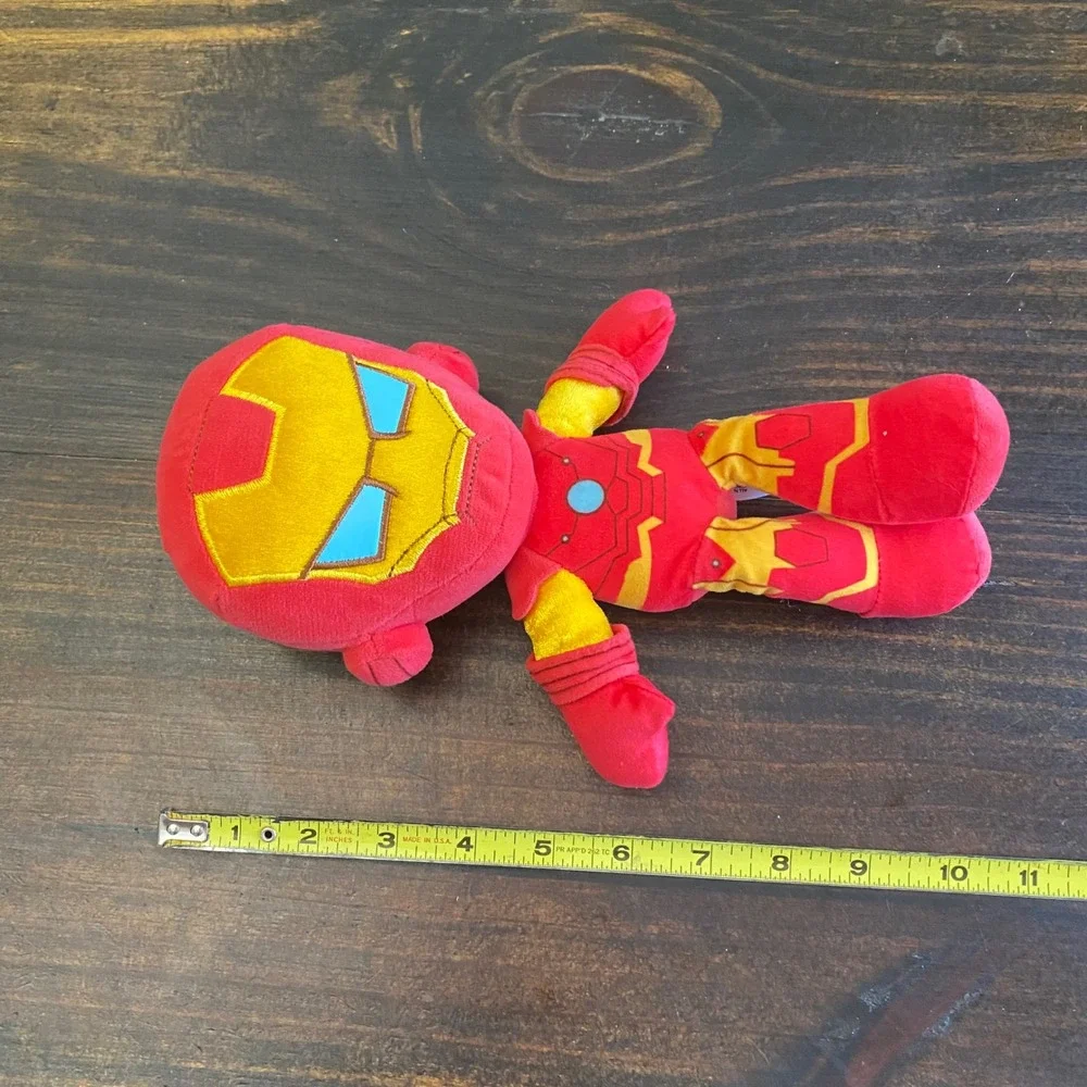 Marvel‎ Avengers Iron Man Plush Stuffed Superhero Toy Red Gold 11 Inch